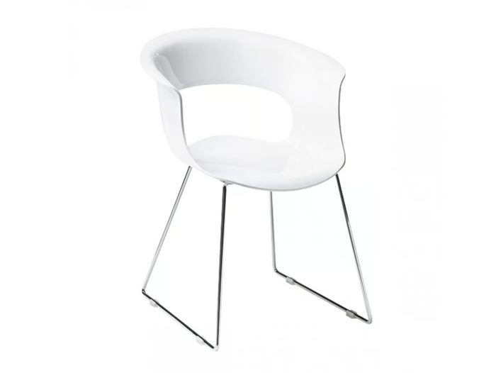 MISS B ANTISHOCK - Sled base polycarbonate chair _ SCAB DESIGN